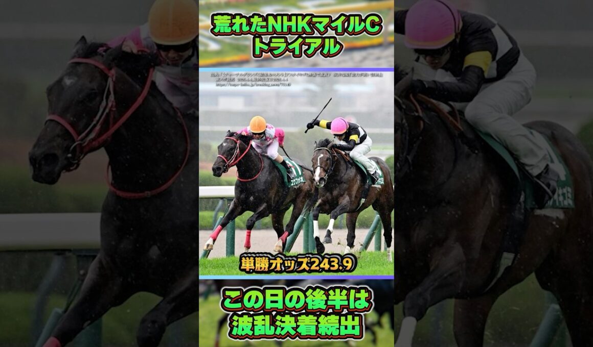 【チャーチルダウンC2026】最低人気が馬券内に！この日後半は荒れ決着気味に　#shorts #競馬 #競馬予想 #中央競馬予想 #馬 #nhkマイルカップ #アスクイキゴミ #坂井瑠星