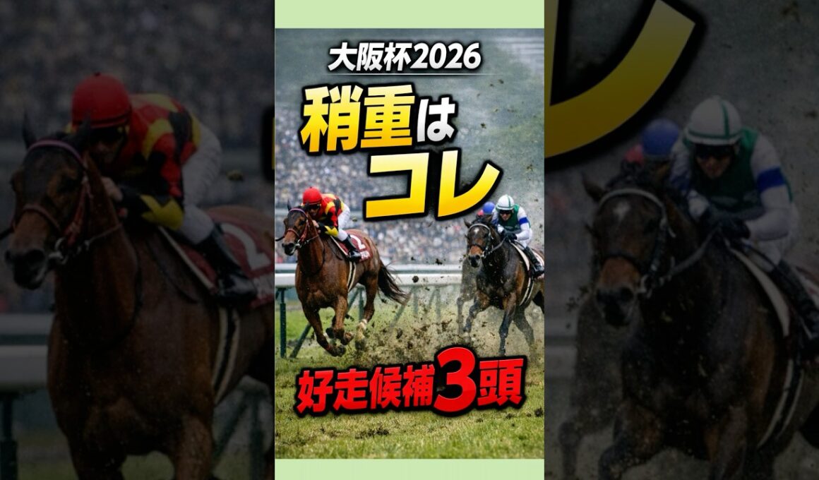 大阪杯2026｜稍重ならこの3頭が浮上