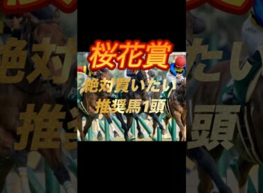 桜花賞2026 絶対買いたい推奨馬1頭紹介