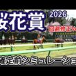【桜花賞2026】【回避馬修正Ver.】枠確定前シミュレーション 牝馬三冠初戦を制するのは、現時点でのデータを元にシミュレーション予想！ #4108