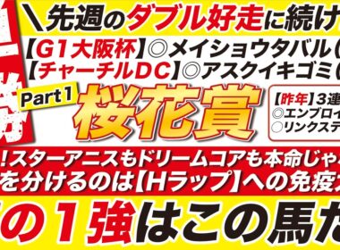 🎯大阪杯の連覇に続け→【桜花賞2026予想】えっ？！スターアニスもドリームコアも本命じゃない？明暗を分けるのは【Hラップ】への免疫力？！真の１強はこの馬だ！