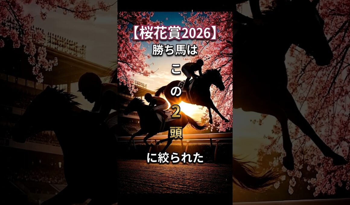 【桜花賞2026】勝ち馬はこの2頭に絞られた！（データ分析）