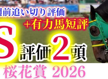 【桜花賞 予想】完成度のスターアニス、勢いのドリームコア、超良血アランカールの激突！！チューリップ賞の勝ち馬不在で大混戦！？【1週前追い切り+有力馬短評】