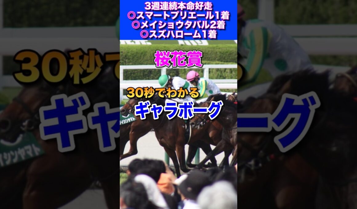 【桜花賞2026】30秒でわかるギャラボーグ