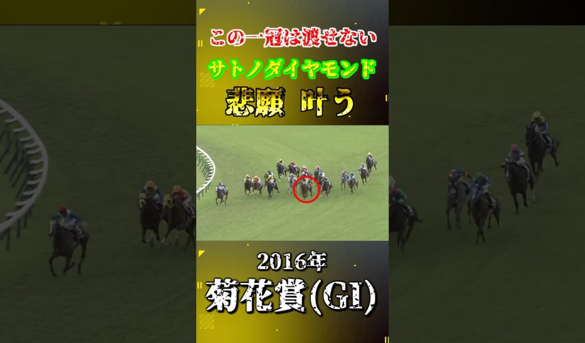 サトノダイヤモンド【2016年菊花賞(GI)】#競馬 #shorts #菊花賞 #サトノダイヤモンド