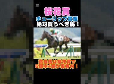 【桜花賞2026】チューリップ賞組から絶対買うべき馬！上該当馬は桜花賞で6頭中4頭が馬券内！