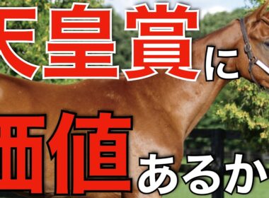 吉田照哉さんがついに本音を語った！天皇賞春と種牡馬価値の関係を考える。