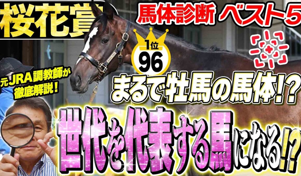 【桜花賞2026】牝馬だけどまるで牡馬の迫力！？中村均元調教師が馬体診断ベスト５を発表 ！《東スポ競馬》