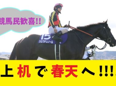 「クロワデュノール、天皇賞春参戦決定！」に対するみんなの反応集！
