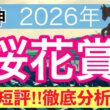 【桜花賞2026】蓮の競馬予想(全頭短評)