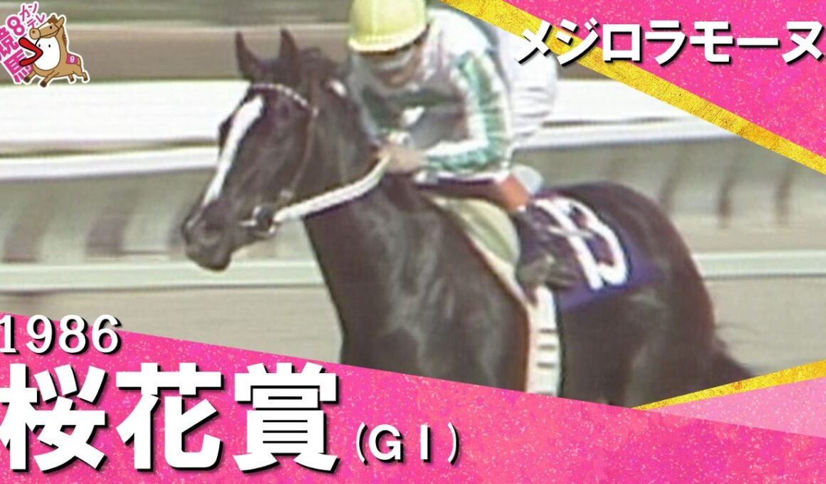 「堂々たる勝利！」1986年 桜花賞 (ＧⅠ) メジロラモーヌ　実況：杉本清【カンテレ公式】