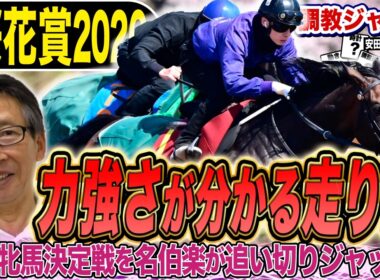 【桜花賞2026】安田隆行元調教師が調教ジャッジ　「動き」「時計」「調教過程」を採点しピックアップした5頭を発表！《東スポ競馬ニュース》