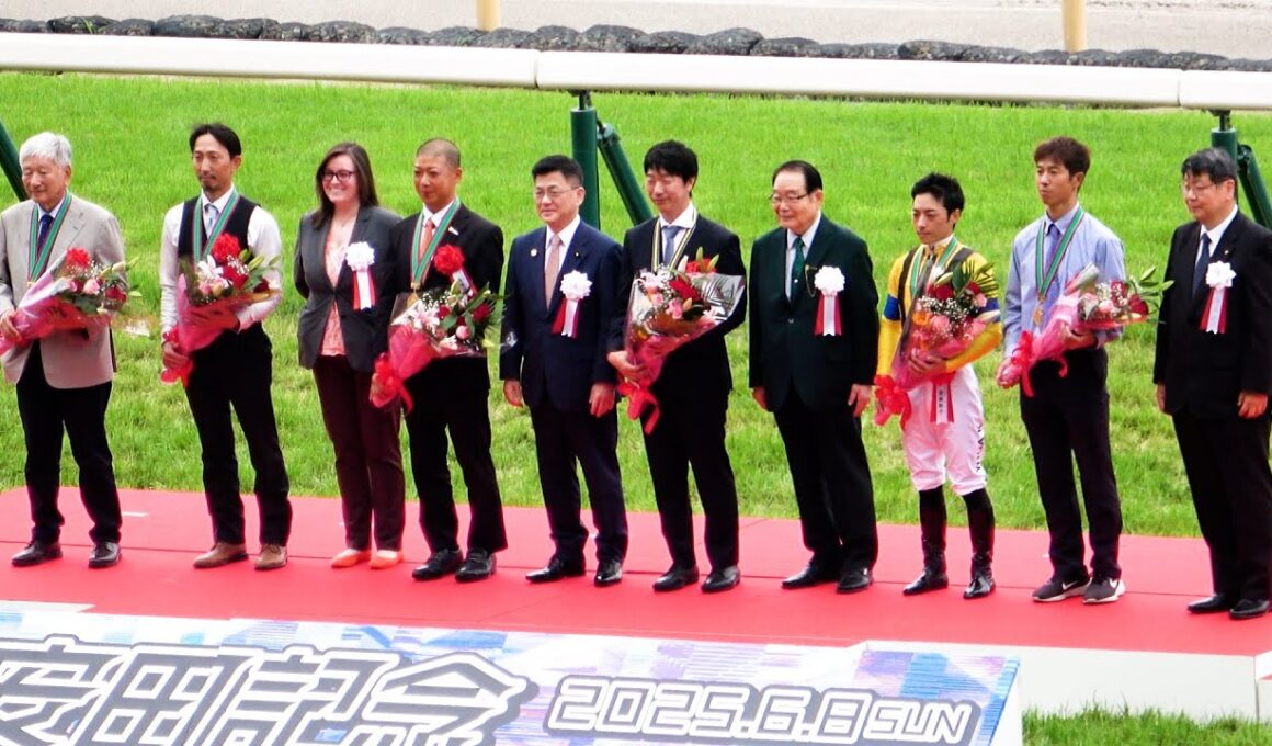 【安田記念2025】口取り〜表彰式～川田将雅勝利インタビュー 現地映像