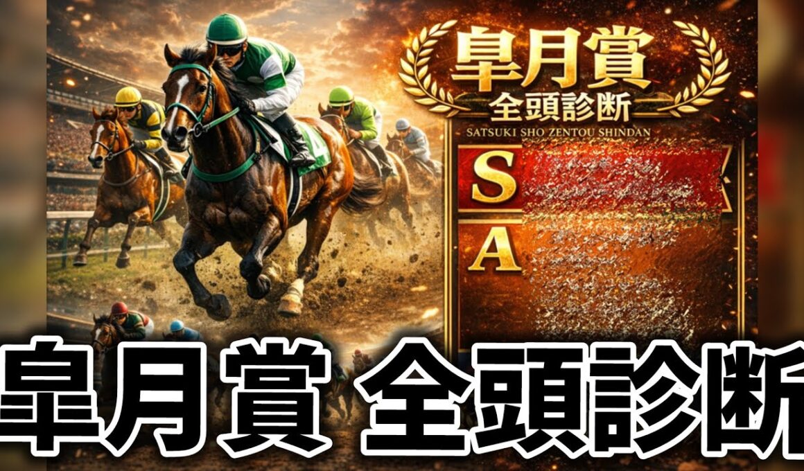 【皐月賞】登録21頭全頭診断しました🔥3月回収率340%🔥🔥