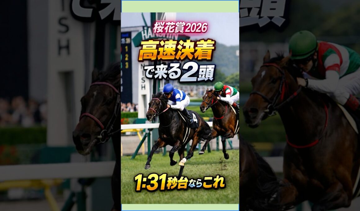 桜花賞2026｜高速決着なら〇〇2頭紹介