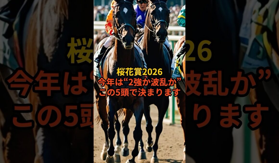 【桜花賞2026】2強か波乱か…この5頭で決まる#桜花賞2026 #競馬予想 #競馬 #G1予想 #穴馬 #競馬好きと繋がりたい#競馬初心者