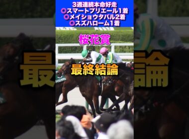【桜花賞2026最終結論】4週連続本命好走へ🔥