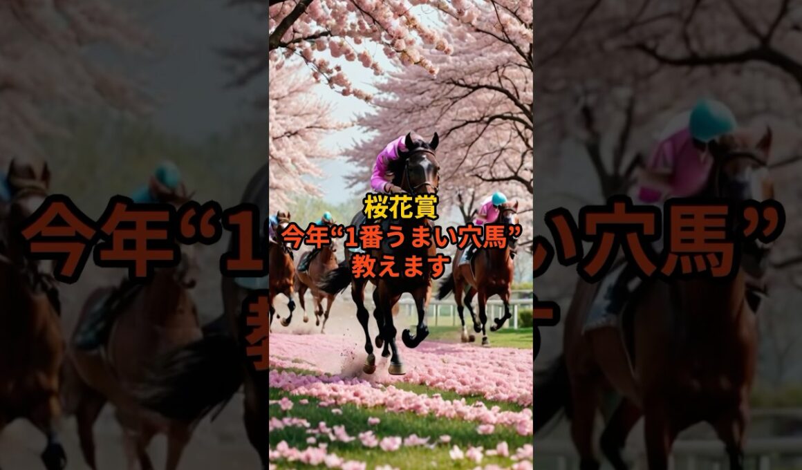 【桜花賞2026】1番うまい穴馬はこれ#桜花賞 #競馬予想 #穴馬 #競馬 #G1予想#競馬初心者
