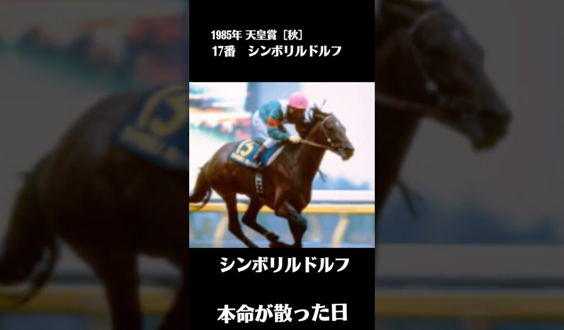 伏兵、皇帝を撃つ【1985年 天皇賞［秋］】#競馬 #天皇賞秋 #天皇賞 #シンボリルドルフ #ギャロップダイナ #名馬 #一番人気が飛んだレース