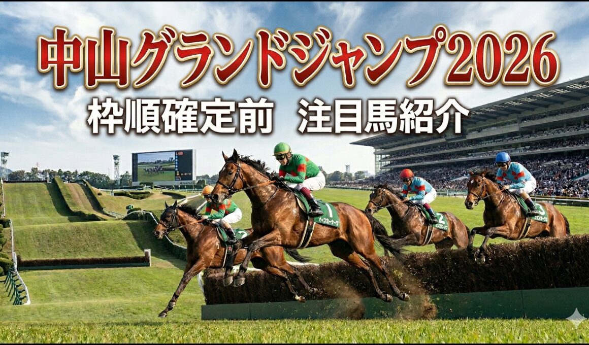 【中山グランドジャンプ2026】枠順確定前　注目馬紹介 #中山グランドジャンプ