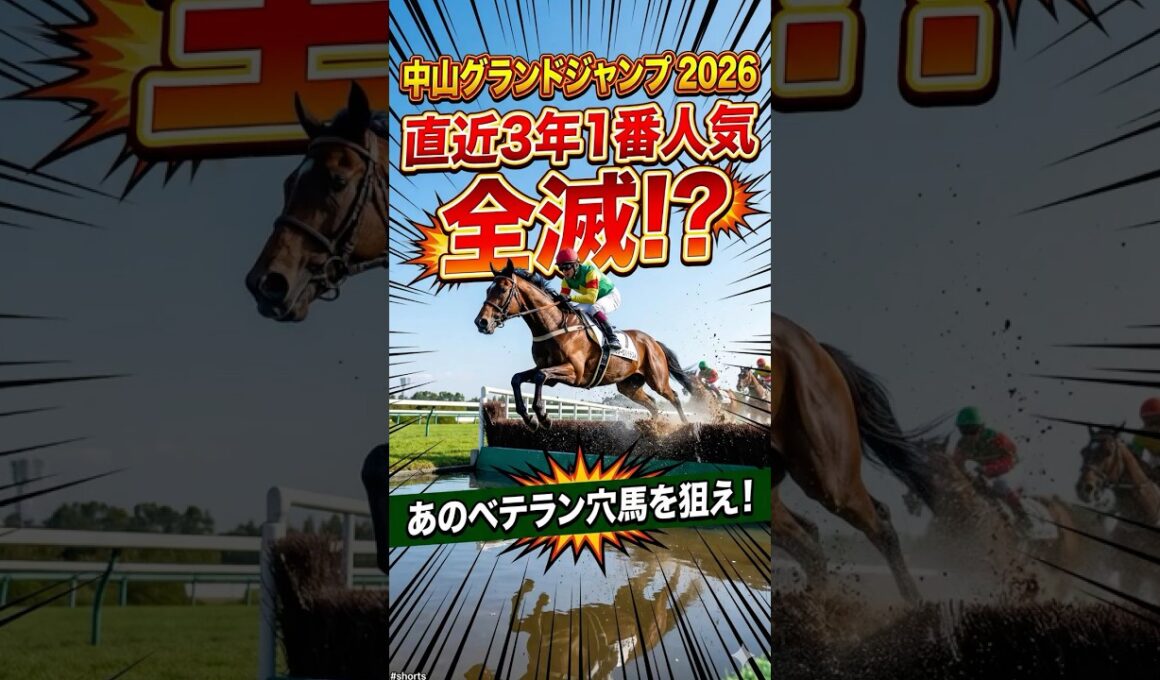 【中山グランドジャンプ2026】直近3年は1番人気が全滅!? 狙うべきはあのベテラン穴馬【障害競馬予想】 #shorts