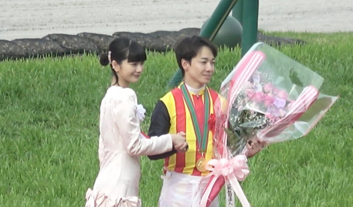 【口取り 表彰式 勝利騎手インタビュー】2026 G1 桜花賞  スターアニス 松山 弘平騎手【阪神競馬場 プレゼンターは見上愛さん ドレフォン産駒】