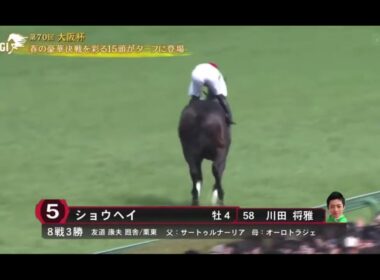 大阪杯G1 本馬場入場