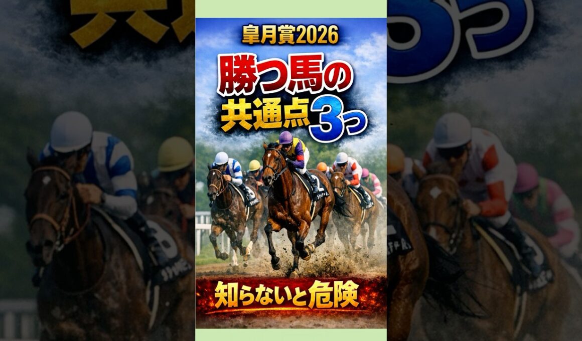 皐月賞2026｜勝つ馬の共通点3つ