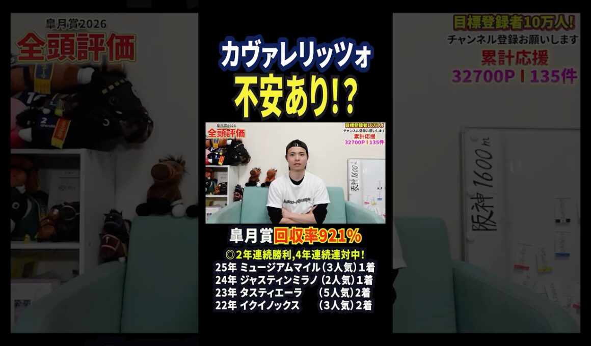 皐月賞2026！カヴァレリッツォの評価は！？#競馬 #競馬予想 #馬券 #皐月賞 #おすすめ #shorts
