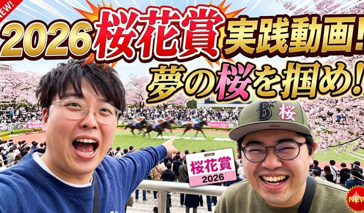【桜花賞2026】桜と熱狂!!久々の競馬場で戦ってきた結果...