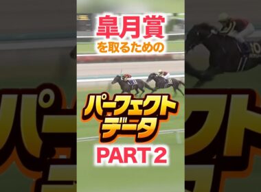 皐月賞（GⅠ）  【パーフェクトデータ】PART 2