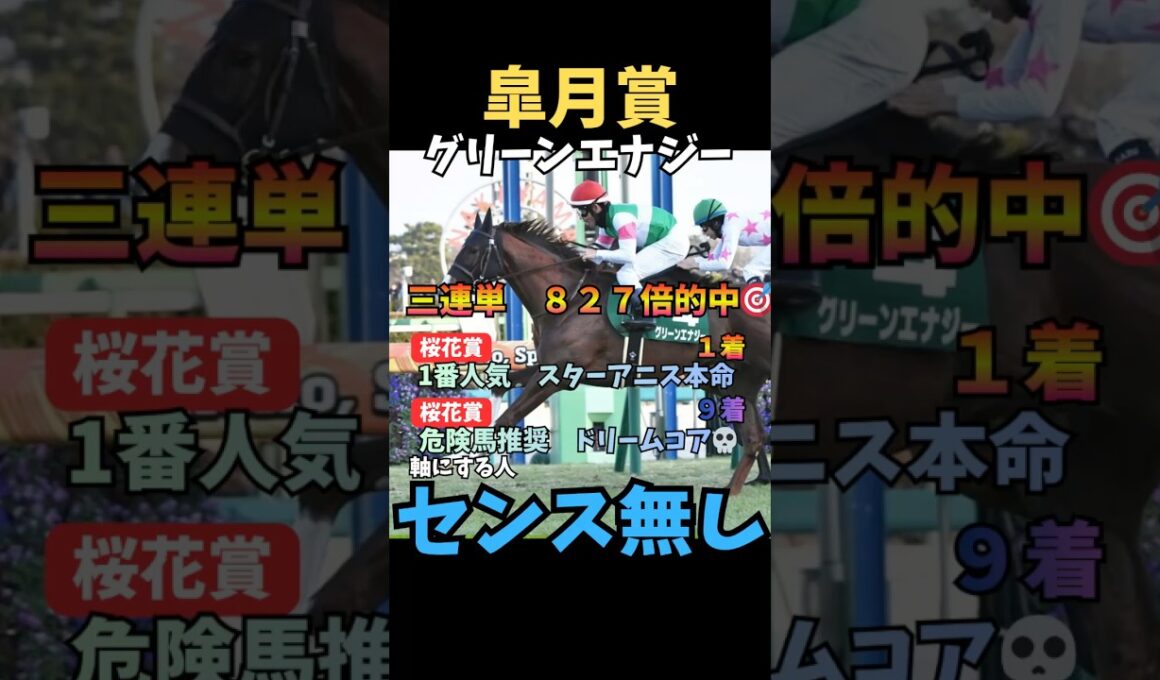 【皐月賞2026】軸にする人センス無し/グリーンエナジー#皐月賞 #グリーンエナジー #競馬 #競馬予想 #中央競馬予想 #ウマキング #うまログ #大予想 #粗品