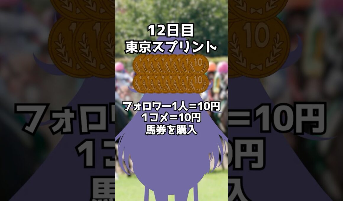 【東京スプリント】全財産4,300円をママコチャに託したギャンブル狂の末路… #shorts