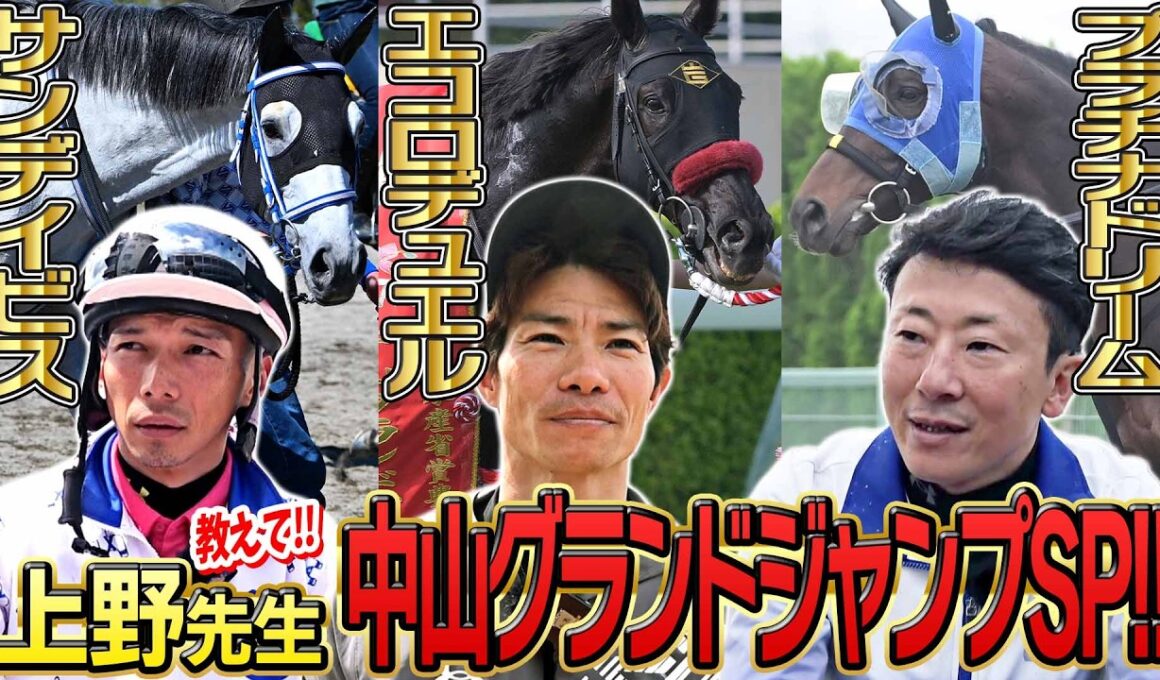 【中山グランドジャンプ2026】昨年春秋王者の連覇！有終の美！新興勢力の台頭！上野翔騎手、草野太郎騎手、石神深一騎手がレースのポイント・見どころ全部教えます！《東スポ競馬》