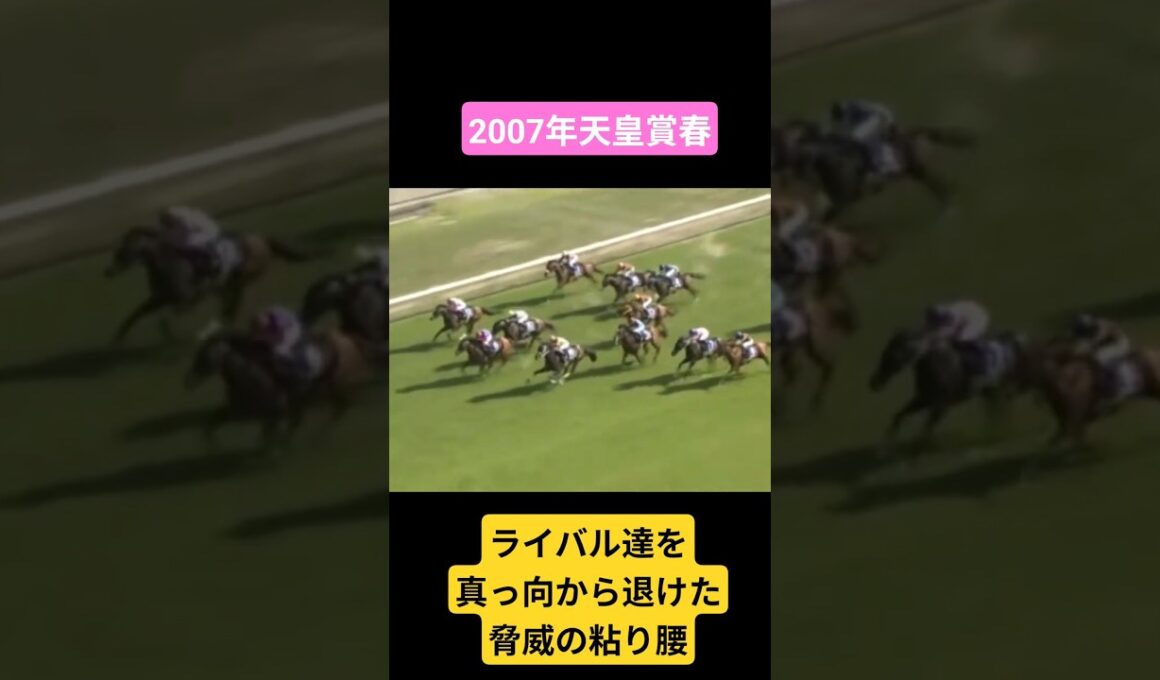 【2007年天皇賞春】苦難の秋を乗り越え淀の舞台で古馬の頂点へ #競馬 #メイショウサムソン#石橋守#天皇賞春 #shorts