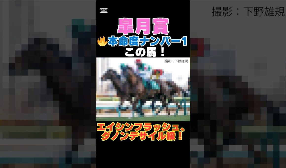 【皐月賞2026】本命度ナンバー1はこの馬🔥エイシンフラッシュ、ダノンデサイル級！
