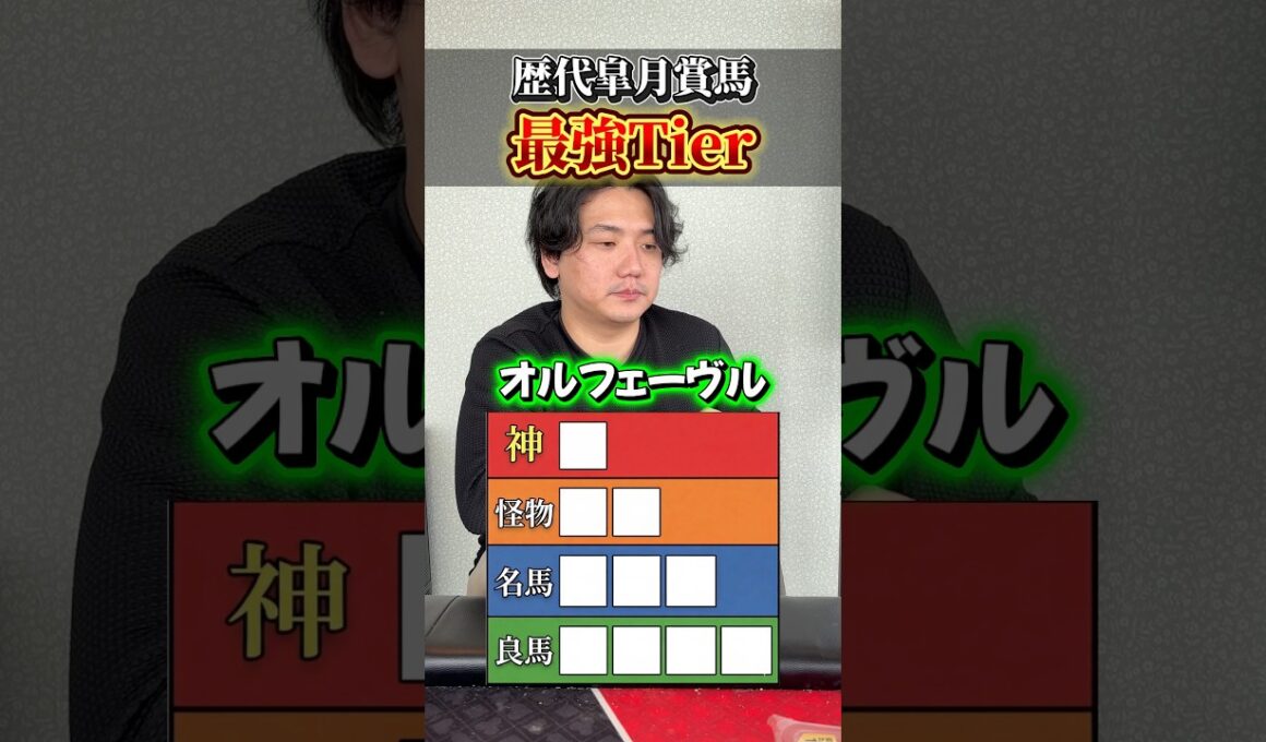 【競馬】歴代皐月賞馬Tier表！皆さんはTier表どう作る？#皐月賞 #shorts