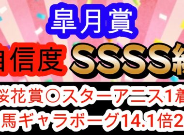 【競馬予想】皐月賞2026　G1 5連続推奨馬好走へ確信！　大混戦を制す想定12番人気の穴馬本命で1000万馬券狙います！！　最終見解