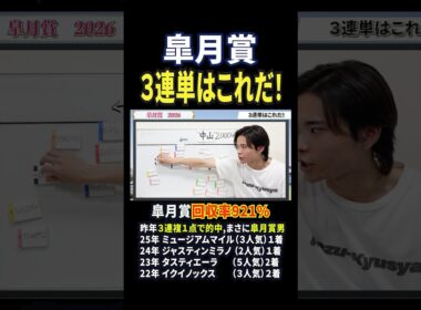 皐月賞2026！3連単の馬券はこれ！ロブチェンやグリーンエナジー激突！#競馬 #競馬予想 #馬券 #皐月賞 #おすすめ #shorts