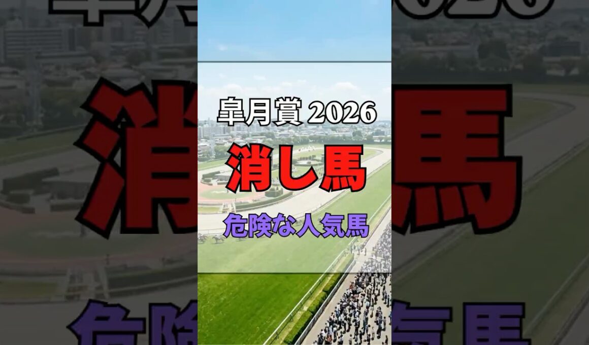 【皐月賞 2026 消し馬】※危険な人気馬に要注意