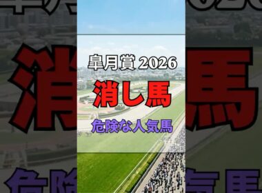 【皐月賞 2026 消し馬】※危険な人気馬に要注意