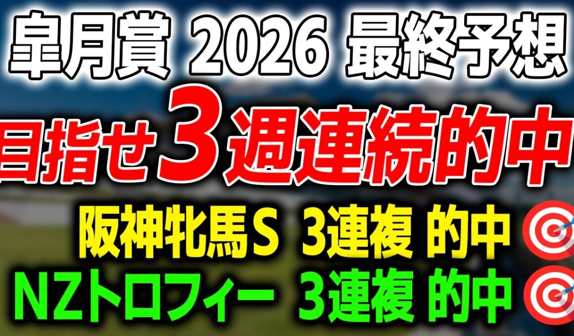 【皐月賞 2026 最終予想】導きだした本命馬と買い目を徹底解説します