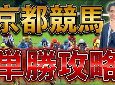 【京都競馬場】回収率100%超えのための京都×単勝の買い方【内・外回り】