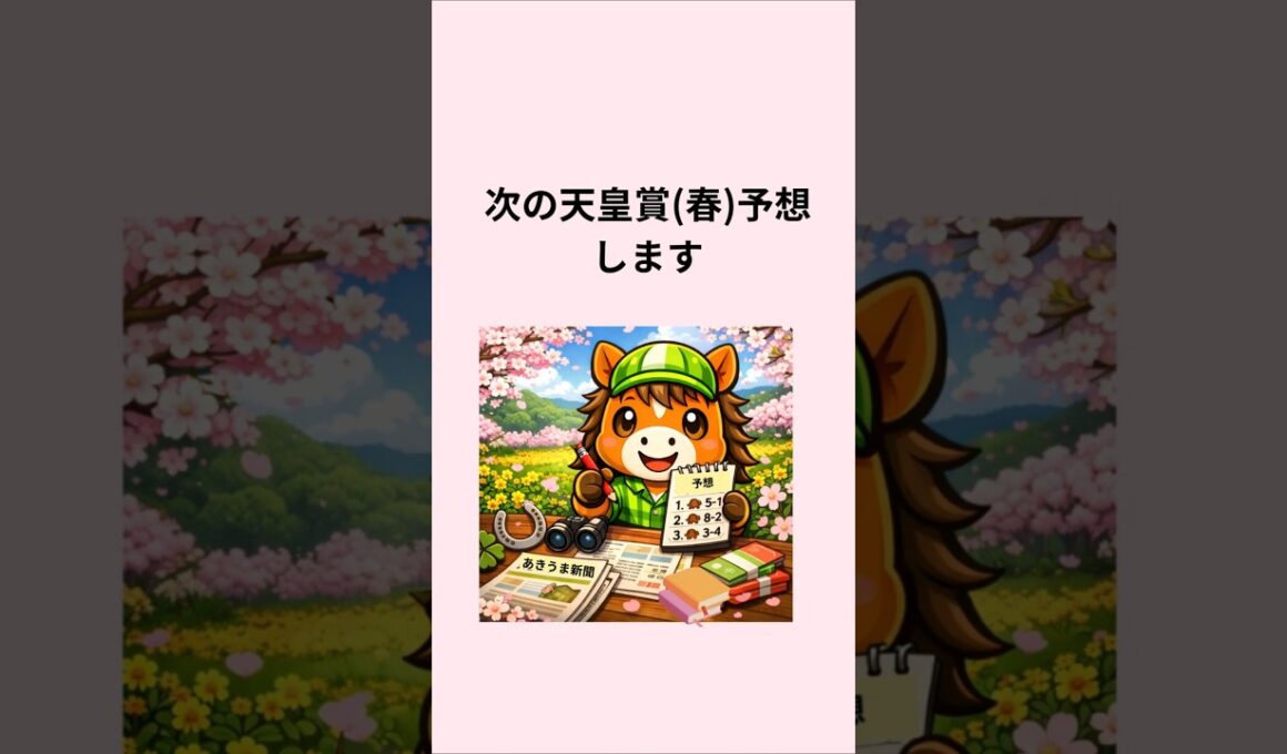 天皇賞春をゆるく予想していきます