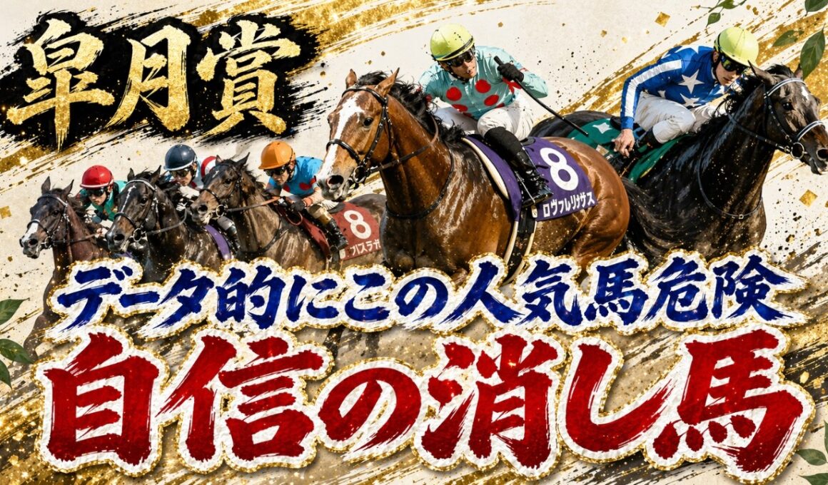 【皐月賞】現状この人気馬消します！データ的にかなり危険です