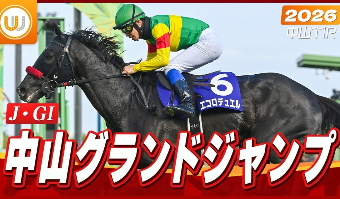 【レース映像】中山11R 中山グランドジャンプ（J・GI）｜エコロデュエル（草野太郎）｜ウイニング競馬