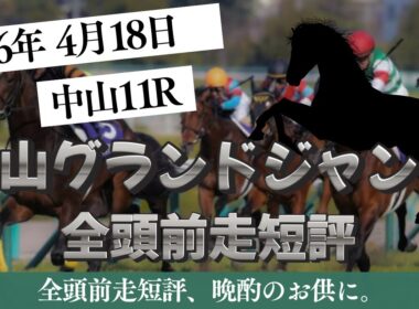 【中山グランドジャンプ 2026】4/18 中山11R ラガマフィンの全頭前走短評