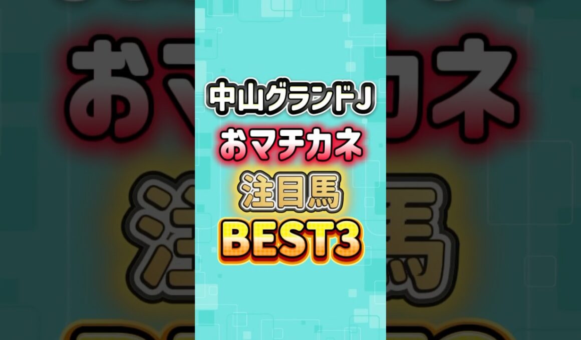 中山グランドジャンプ2026 おマチカネ注目馬BEST3