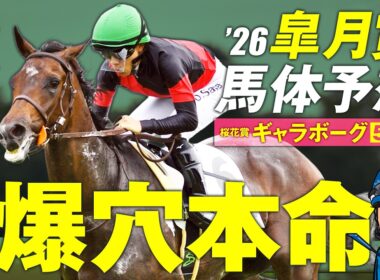 【皐月賞】桜花賞◎ギャラボーグ5人気2着！今週も底見せぬ穴馬を攻めの本命指名！
