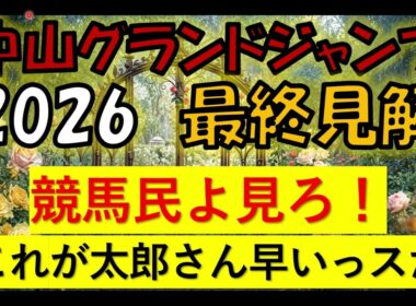 中山グランドジャンプ　2026　最終見解